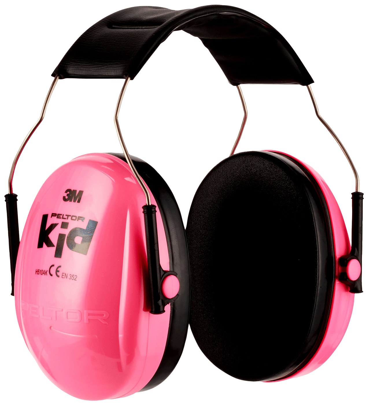 Peltor Kid høreværn t/børn, lyserøde m/hovedbøjle