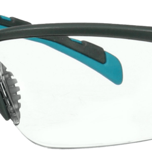 Solus 2000 besk.brille grå/blå-grøn stel klar glas