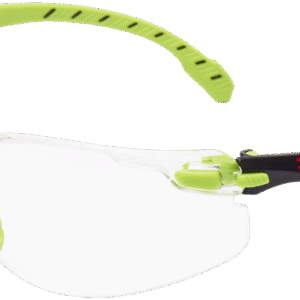 Solus besk.brille, grøn/sort stel, klar glas