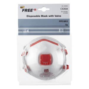 Støvmaske OS FFP3-V NR D pakke med 1 stk.
