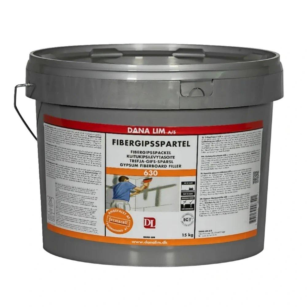 Dana Lim – Fibergipsspartel 630 – 15 KG – Spartelmasse og puds