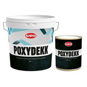 Gjøco Poxydekk - Vandig epoxy gulvmaling til garage, værksted mv.