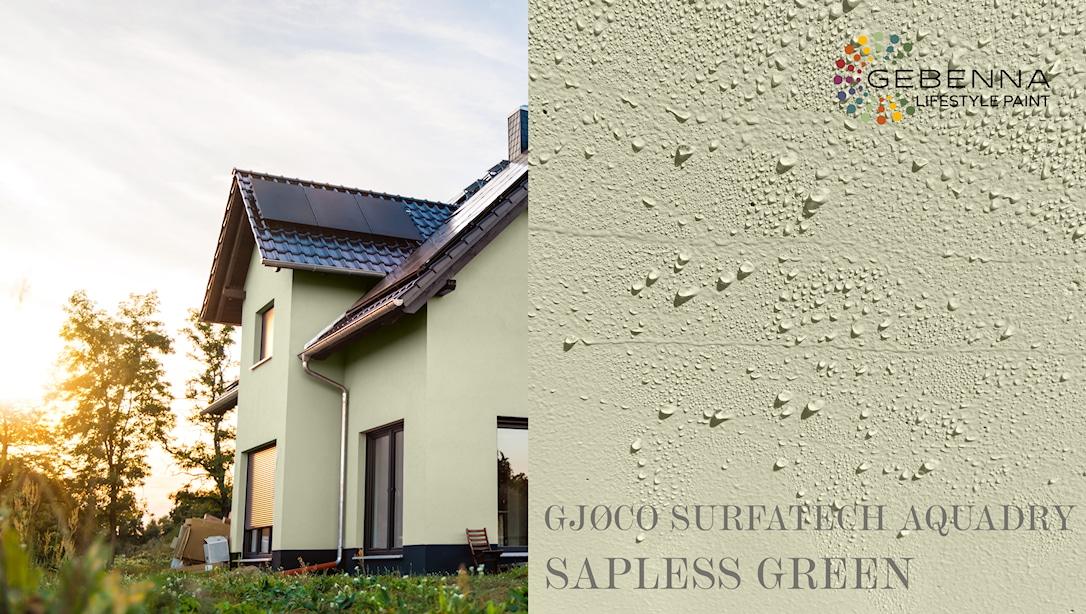 Gjøco Aquadry Facademaling: Sapless Green 2,7 liter