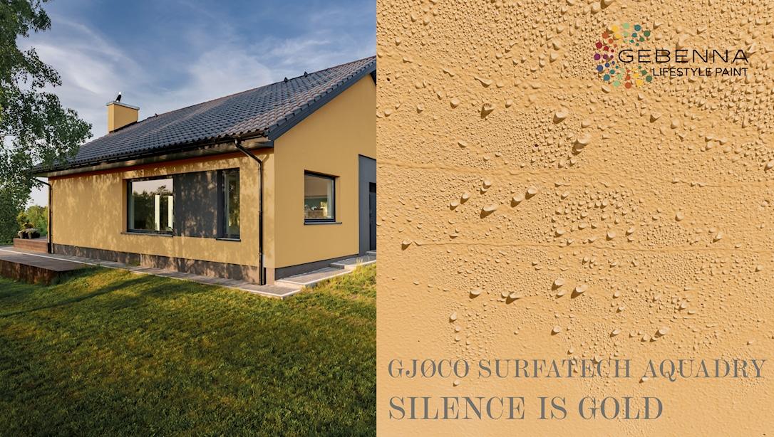 Gjøco Aquadry Facademaling: Silence is Gold 9 liter