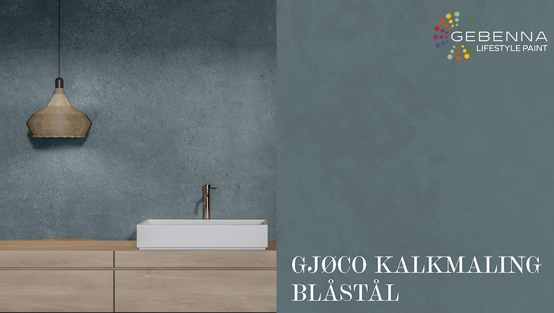 Kalkmaling 379 Blåstål 2,7 l