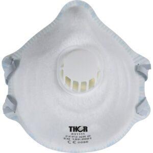 Thor FFP2 NR D støvmasker m. ventil - 10 stk