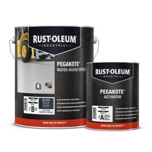 Arme-Tube Pegakote Vandig 2K Epoxy Gulvmaling - 5 L - Hvid