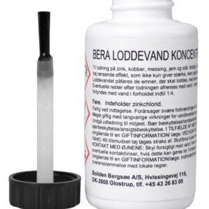 Bera loddevand 100 ml med pensel