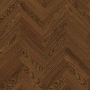 Bjelin Woodura Sildebensparket Modern - Eg Sandviken B-stav, Terra Brun Matlak