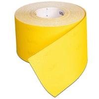 Sandpapir / slibepapir, 100 mm x 50 m, gul, K120