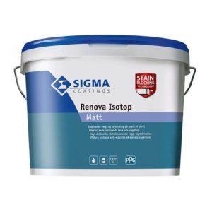 Sigma Renova Isotop Matt Glans 5 Hvid 10 Liter - 10 L - Hvid