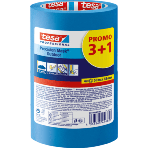 Tesa 4440 afdækningstape 38 mm x 50 m, 4 ruller