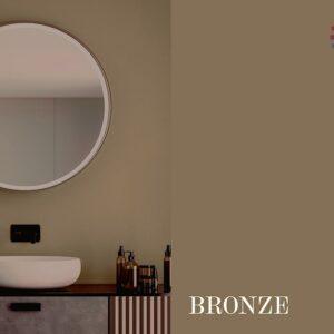 Vådrumsmaling Glans 25: Bronze 0,68 liter