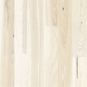 Wallmann Patricier Plank - Ask Rustik, Børstet Hvid Matlak Wallmann Trægulve > Plankegulve