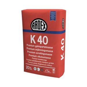 Ardex Premium Spartelmasse - K 40, rækker til ca. 13 m2 Ardex Tilbehør til gulve