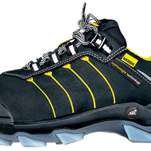 HKSDK B3 sikkerhedssko med snørre. Læder, alu kappe, techfiber sømværn, Air sål. Str. 45