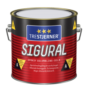 SIGURAL 2K Epoxy Gulvmaling 0,84 L B-KOMP HÆRDER UDEN FARVE