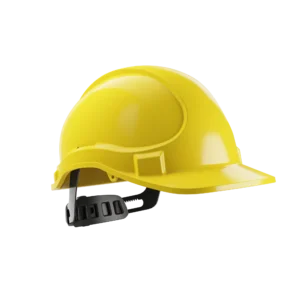 Sikkerhedshjelm Factor Gul ABS-skal