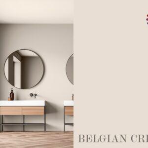 Vådrumsmaling Glans 25: Belgian Cream 2,7 liter