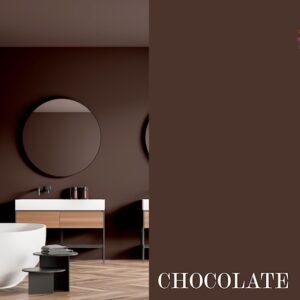 Vådrumsmaling Glans 25: Chocolate 0,68 liter