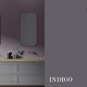 Vådrumsmaling Glans 25: Indigo 9 liter