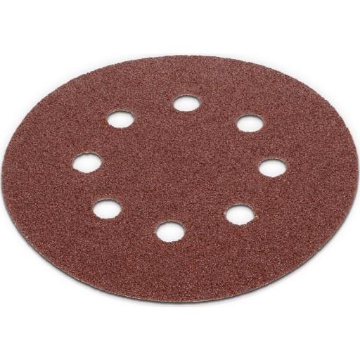 5stk sandpapir til excentersliber Ø125mm - korn 40