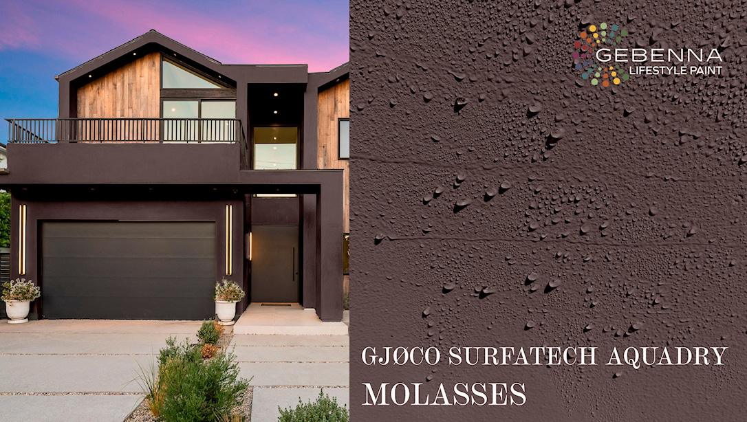 Gjøco Aquadry Facademaling: Molasses 9 liter
