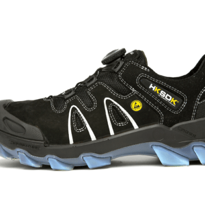 HKSDK Z5 Sikkerhedssko med wire luk. Alu tåkappe, techfiber sømværn, air sål, skridfast antistatisk. Str. 45