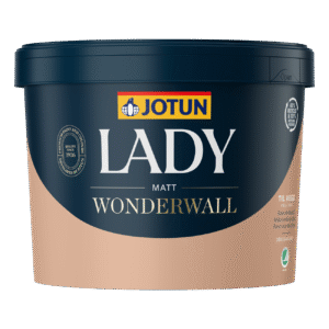 Jotun Lady Wonderwall Glans 5 - ROBUST, VASKBAR Loft & Vægmaling - 2.7 L - Maling