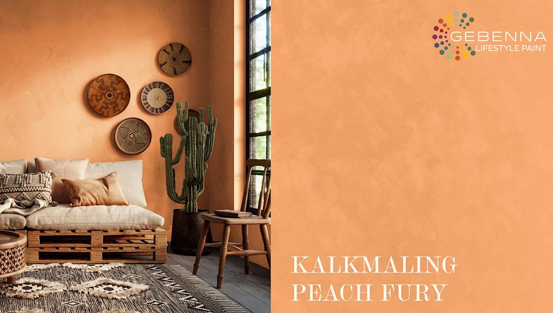 Kalkmaling 12220 Peach Fury 2,7 l