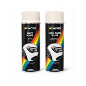 Motip spraymaling + 25% - Hvid - 500 ml