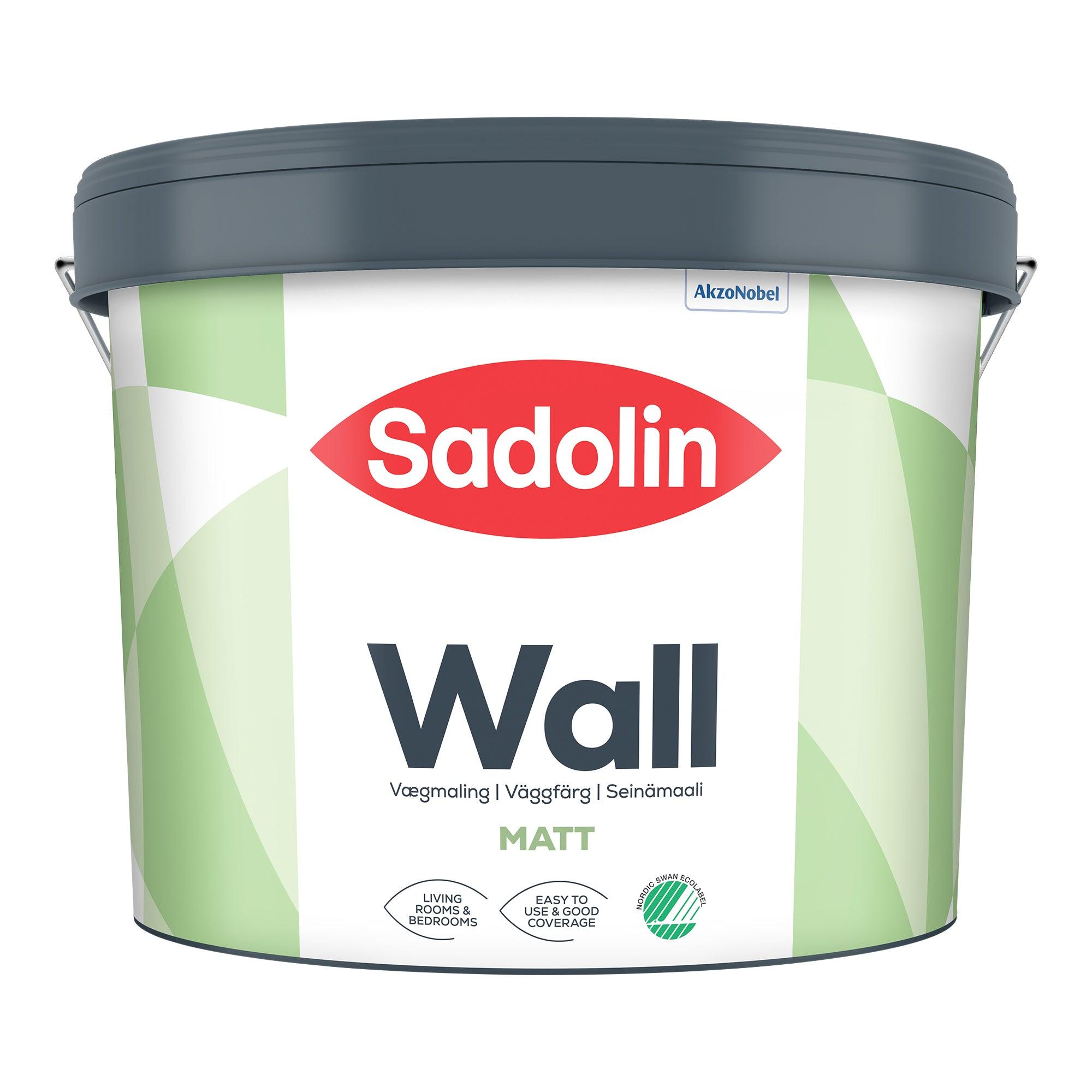Sadolin Vægmaling Mat 10 - 2,5L - Hvid