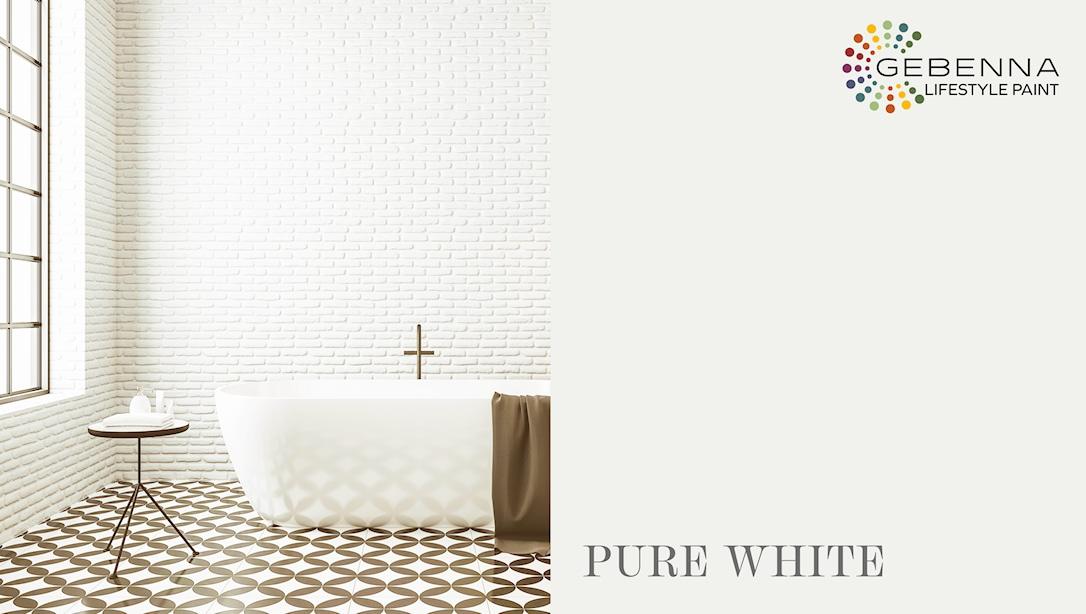 Storkøb: Vådrumsmaling Glans 25 Pure White 5 x 9 liter