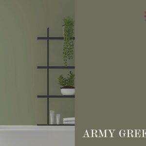 Vådrumsmaling Glans 25: Army Green 0,68 liter