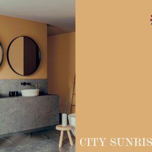 Vådrumsmaling Glans 25: City Sunrise 2,7 l