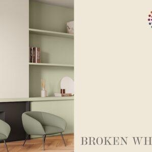 Vægmaling: Glans 10, Broken White