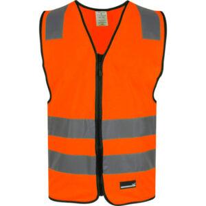 YOU Uppsala refleksvest, hi-vis orange, str. S