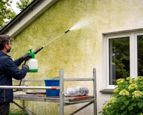 Algebehandling af husfacade