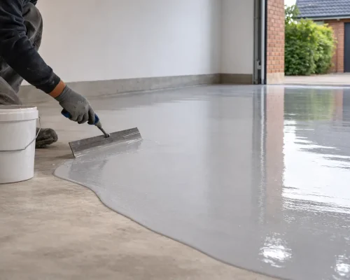 Epoxy på garagegulv