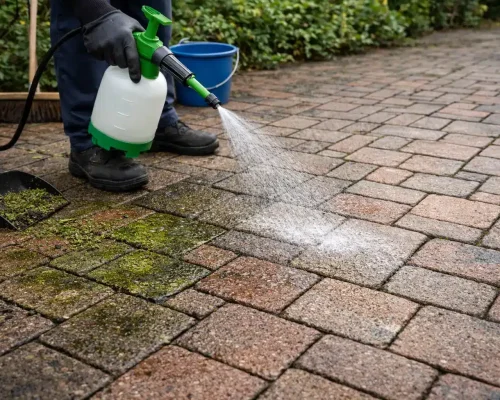 Fordeling af algefjerner i forbindelse med algebehandling af fliser